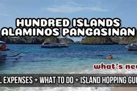 HUNDRED ISLANDS NATIONAL PARK TOUR &amp; ISLAND HOPPING ||  Updated expenses + Water activities..