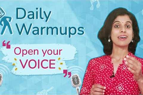 Daily Warmups Ep #1 | Opening up your voice | VoxGuru ft. Pratibha Sarathy