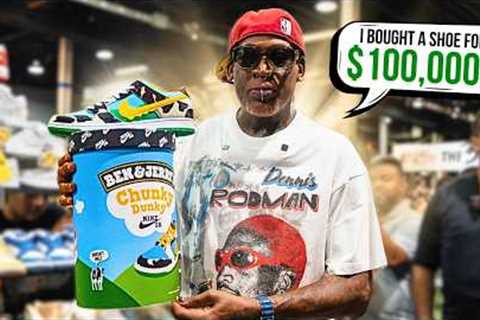 Dennis Rodman Goes Shopping For Sneakers At Got Sole