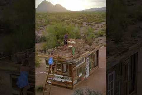 We built a cabin in the desert #diy #handmade #desert