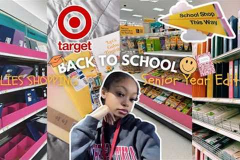 BACK TO SCHOOL SUPPLIES SHOPPING AND HAUL $100+| SENIOR EDITION| At Target and Making a Senior Box