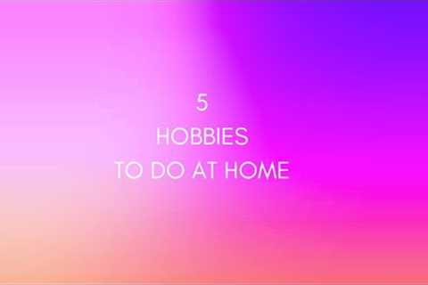 5 Fun and Creative Hobbies to Try at Home! 🎨📚🌿