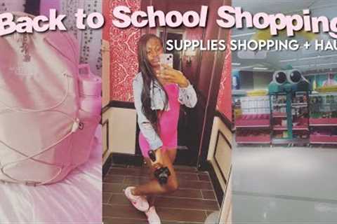 Back to school supplies shopping + haul/what’s in my backpackꨄ