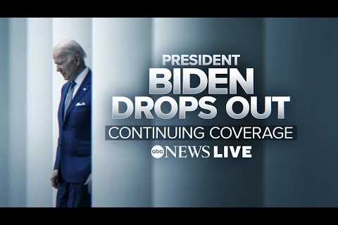 LIVE: President Biden drops out of 2024 presidential race, endorses VP Kamala Harris