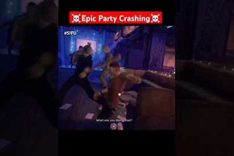 Epic Party Crashing! 👊🥳 #gaming  #games #fighting #sifu #playstation #batterup #shorts #support..