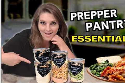 Stockpile These Just Add Water Meals in a Jar!  Prepper Pantry Lasagna and No Knead Bread Mix - 2024