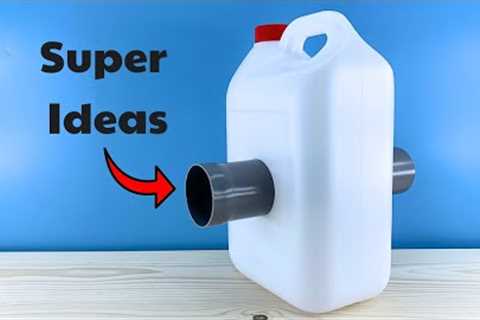 4 Brilliant Ideas From Plastic Cans! Don't Throw Away Empty Cans!!!