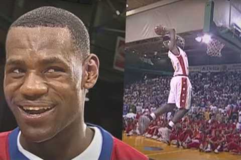 LeBron James ONLY Ever Dunk Contest Was ICONIC 🔥