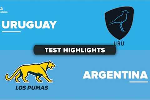 HIGHLIGHTS | URUGUAY v ARGENTINA | July Internationals 2024