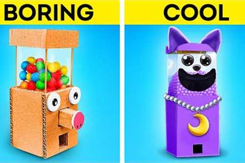 CREATIVE CARDBOARD CRAFT IDEAS YOU CAN MAKE AT HOME 📦🌟