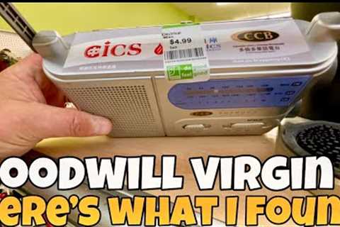 My First Visit to a Goodwill Thrift store Vintage Electronic search
