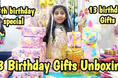 13 Birthday Gifts Unboxing | Prabhu Sarala lifestyle | Monika Prabhu