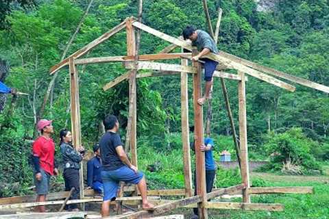 The journey to help a new neighbor build a house in the mountains and forests. Forest Life