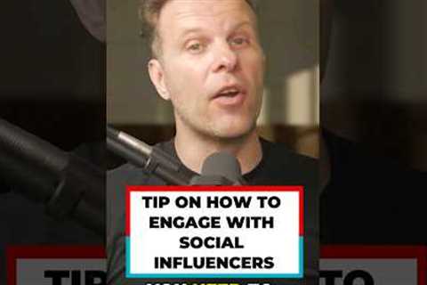 How To Engage with Social Media Influencers#shorts