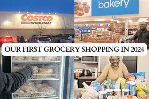 MONTHLY GROCERY SHOPPING FOR A FAMILY OF 5 IN WINNIPEG, CANADA 🇨🇦 || COSTCO, SUPERSTORE &amp;..