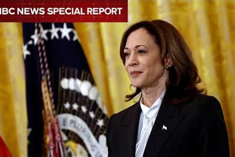 LIVE: Kamala Harris makes first public remarks since being endorsed by Biden | NBC News