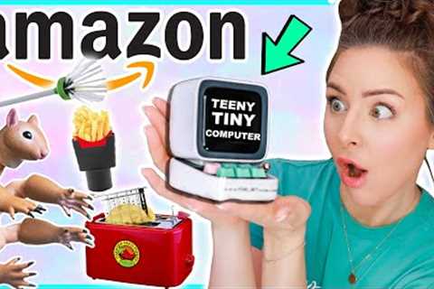 Testing Weird Amazon Products YOU NEED To Buy ! ad