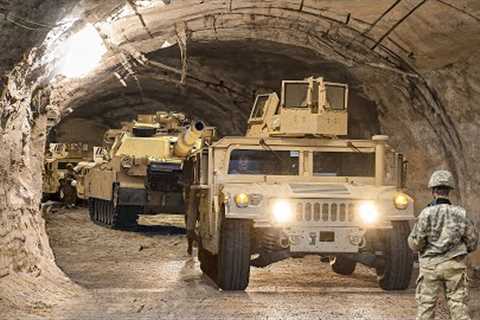 Inside US Ultra Protected Cave Storing Billions $ Worth of Military Hardware in Europe
