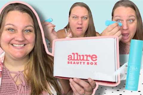 ALLURE BEAUTY BOX SUBSCRIPTION UNBOXING | HOW DO THEY KEEP IT SO COLD?! 🥶