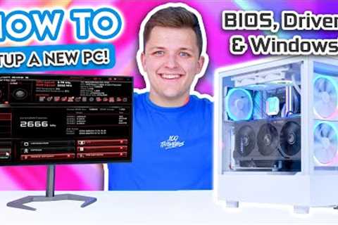 What To Do AFTER Building a Gaming PC! 😄 [BIOS, Drivers &amp; Windows 11 Install!]