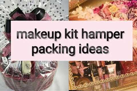 Bridal wedding makeup kit packing / Bari packing ideas/ Bridal gift baskets or hamper making