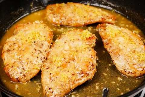 Easy dinner with chicken breast ready in 15 minutes! It’s so delicious!