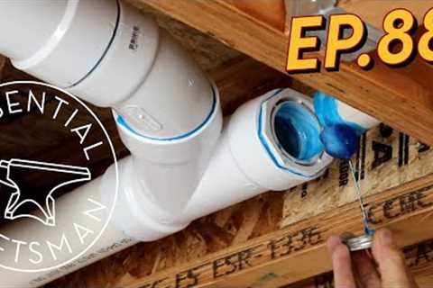 Plumbing Top Out - Waste, Drain, and Vent Ep.88