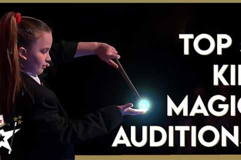 Top 5 BEST Kid Magicians on Got Talent!