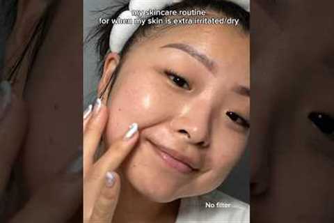 Skincare Routine for Dry, Irritated Skin days #koreanskincare #dryskin #sensitiveskin
