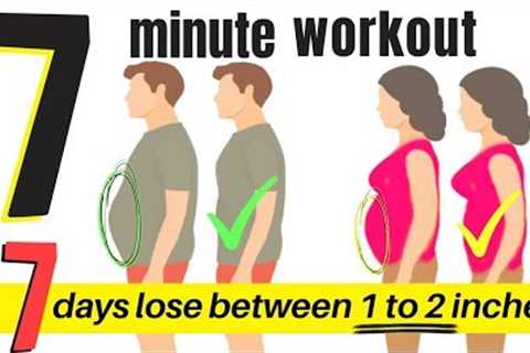 7 DAY WORKOUT CHALLENGE -TO LOSE BELLY FLAB -7 MINUTE HOME WORKOUT FOR MEN &amp; WOMEN TO LOSE ..