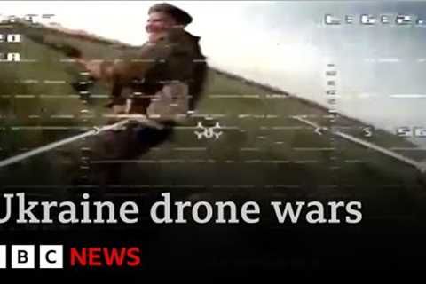 Ukraine frontline report:  the deadly new weapon of drone warfare | BBC News