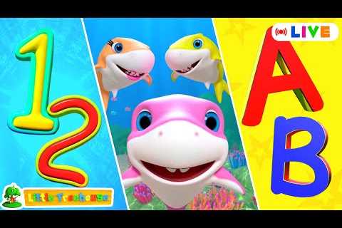 LIVE Top Songs, Nursery Rhymes for Kids | Baby Shark, ABC Song, Shapes Songs + More
