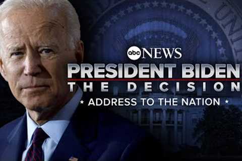 LIVE: Pres. Biden addresses the nation for the first time since dropping out of 2024 race