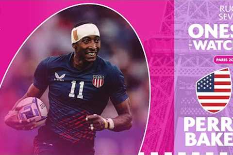 Lightning pace at Paris 2024 | USA's Perry Baker | Rugby Sevens Highlights