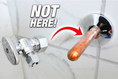 STOP Installing SHUT-OFF Valves In the Wrong Location! DIY How To Install OR Replace!
