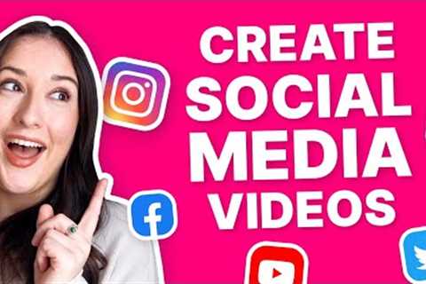 Create Social Media Videos - FAST, EASY &amp; FREE!