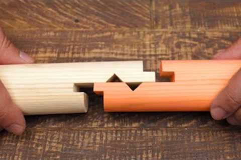 Perfect wood connection. Wood joinery - Woodworking Tips