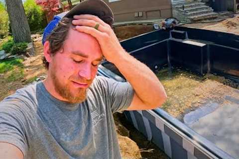 Someone Drained Our Fiberglass pool! This is not good!!! [Inground pool construction]