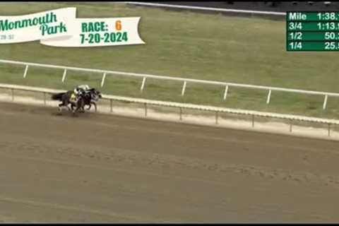 The Molly Pitcher 2024 Stakes G3) Won By Idiomatic | What A Horse Race From Monmouth Park
