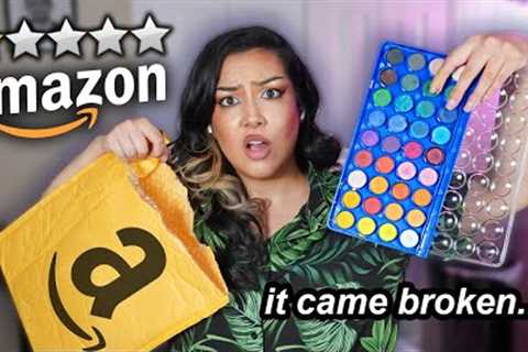 I Tested Amazon's LOWEST RATED Art Supplies...big YIKES!