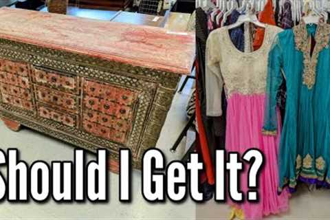 SHOULD I GET IT? THRIFTING GOODWILL FOR HOME DECOR &amp; CLOTHING + WHAT I SCORED!