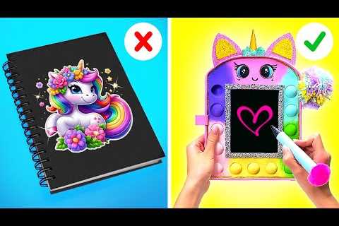 COOL SCHOOL HACKS &amp; GADGETS || Cool Crafts You Will Love! by 123 GO!