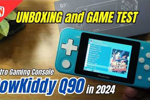 Unboxing PowKiddy Q90 in 2024 | Retro Gaming Console | Game Test