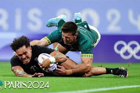 South Africa stifles New Zealand in men's rugby quarterfinal | Paris Olympics | NBC Sports