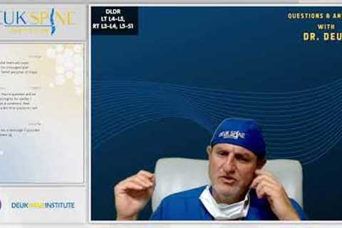 Watch Live Back Treatment! Deuk Laser Disc Repair (DLDR) - Lumbar - Left (LT) L4-L5, Right (RT) L…
