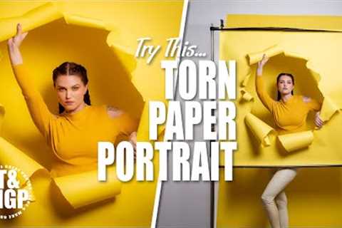 Try This Torn Paper Portrait Hack! | Take and Make Great Photography with Gavin Hoey