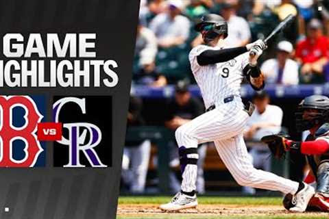 Red Sox vs. Rockies Game Highlights (7/24/24) | MLB Highlights
