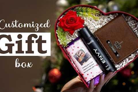 Homafy Customized Valentine Gift box for Husband, Boyfriend | Customized Birthday Gift for Husband