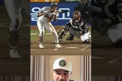 The type of home run you rarely see, a breakdown #sports #baseball #kbo #korea #mlb #homerun