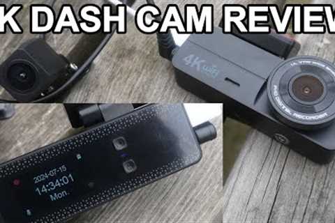 4K DashCam DYNACAM Front and Rear Budget DashCam Unboxing Setup & Review